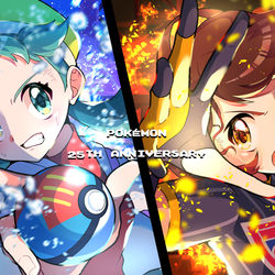 This is a pixiv picture whose title is クリスVSユウリ.