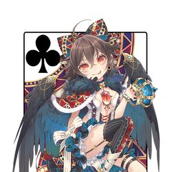 This is a pixiv picture whose title is ♣👑のお空.