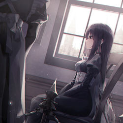 This is a pixiv picture whose title is 静粛.