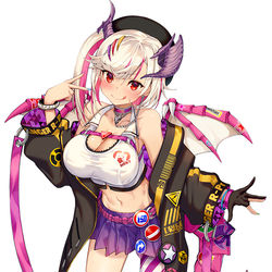 This is a pixiv picture whose title is 新人Vtuber　デザインしました。.