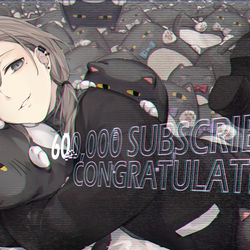 This is a pixiv picture whose title is ６０万人おめでとうございます！.