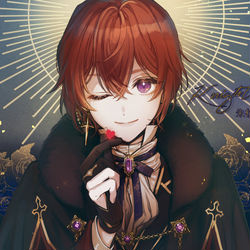 This is a pixiv picture whose title is 朱桜 司.
