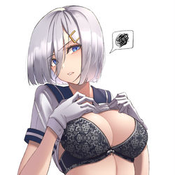 This is a pixiv picture whose title is 浜風.