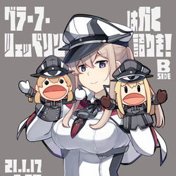 This is a pixiv picture whose title is グラーフ・ツェッペリンはかく語りき！（裏面）.