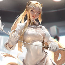 This is a pixiv picture whose title is Commander White.