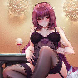 This is a pixiv picture whose title is スカサハ.