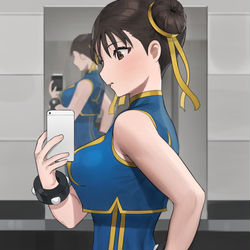 This is a pixiv picture whose title is Chun-Li.