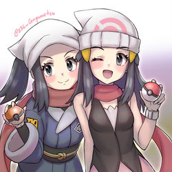 This is a pixiv picture whose title is ダイパリメイクとシンオウ新作.