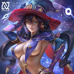 This is a pixiv picture whose title is Mona.