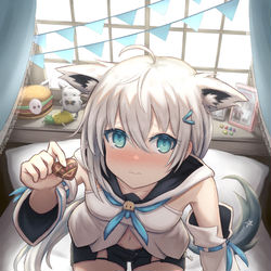 This is a pixiv picture whose title is 「他の人には内緒ですよ?」.