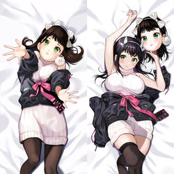 This is a pixiv picture whose title is にしざーさん抱き枕カバー.