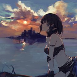 This is a pixiv picture whose title is no title.