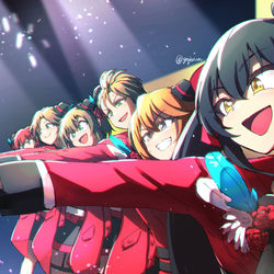 This is a pixiv picture whose title is "夢の先へ".