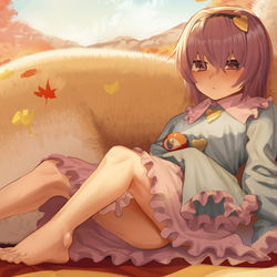 This is a pixiv picture whose title is 古明地さとり.