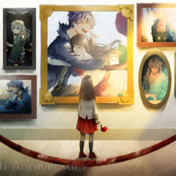 This is a pixiv picture whose title is 9周年おめでとうございます.