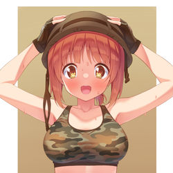 This is a pixiv picture whose title is 迷彩みぽりん.