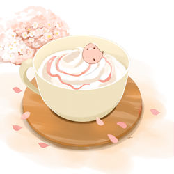 This is a pixiv picture whose title is 桜オレ.