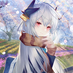 This is a pixiv picture whose title is 清姫 (女子高生).