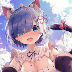 This is a pixiv picture whose title is レム.