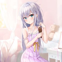 This is a pixiv picture whose title is 少女.