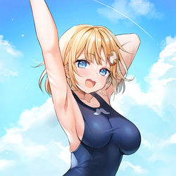 This is a pixiv picture whose title is アメリア.