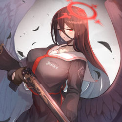 This is a pixiv picture whose title is ハスミ.