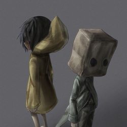 This is a pixiv picture whose title is リトルナイトメア２.