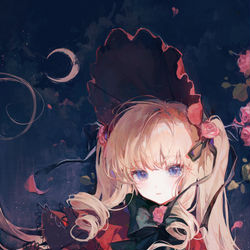 This is a pixiv picture whose title is ☽.
