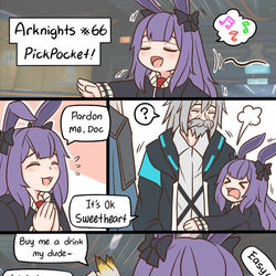 This is a pixiv picture whose title is Arknights #66.