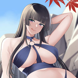 This is a pixiv picture whose title is Nyotengu (DoA).