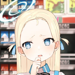 This is a pixiv picture whose title is 近くのコンビニ店員がめちゃくちゃ可愛いらしい.
