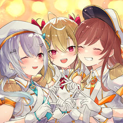 This is a pixiv picture whose title is キラキラに光るあの舞台まで.