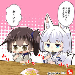 This is a pixiv picture whose title is ひなあられ作り.