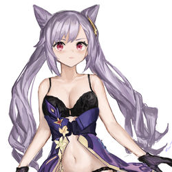 This is a pixiv picture whose title is Keqing.