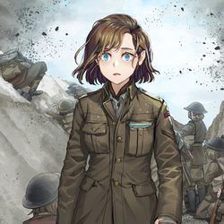 This is a pixiv picture whose title is 1917.
