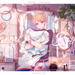 This is a pixiv picture whose title is happy　birthday!.