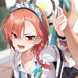This is a pixiv picture whose title is 美甘ネル.