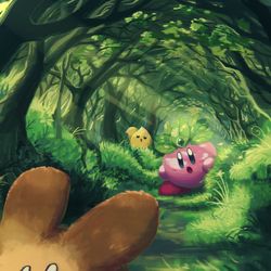 This is a pixiv picture whose title is カービィの日常③.