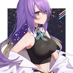 This is a pixiv picture whose title is Moona (ムーナ).