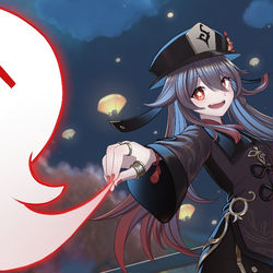 This is a pixiv picture whose title is 鬼!.