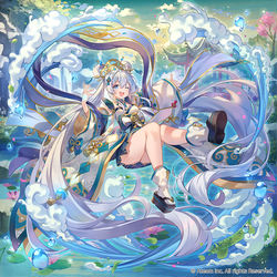 This is a pixiv picture whose title is 【お仕事】ヴァルキリーコネクト「神_カミムスビ」.