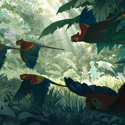 This is a pixiv picture whose title is 《 末 》.