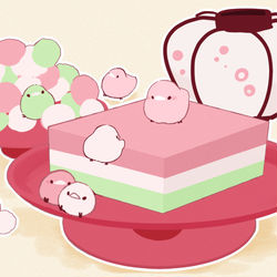This is a pixiv picture whose title is ひなまつり.