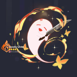 This is a pixiv picture whose title is da ghost.