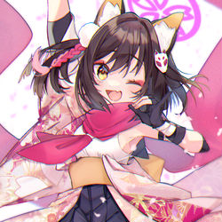 This is a pixiv picture whose title is イズナ流忍法、お見せします！.