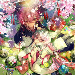 This is a pixiv picture whose title is 春爛漫.