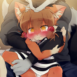 This is a pixiv picture whose title is いじられぺろくん.