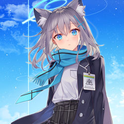 This is a pixiv picture whose title is シロコ.