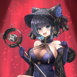 This is a pixiv picture whose title is 春節チェシャー.