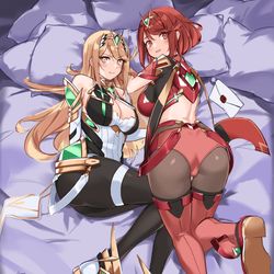This is a pixiv picture whose title is Xenoblade Chronicles 2.